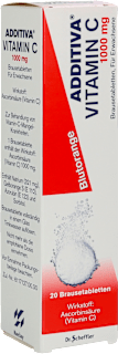 ADDITIVA Vitamin C 1000 mg Ascorbinsäure Brausetabletten ADDITIVA