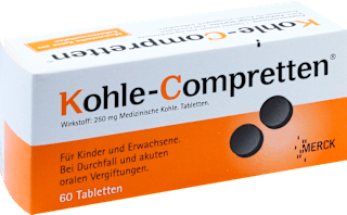Kohle-Compretten 250 mg Tabletten Kohle-Compretten