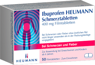 Ibuprofen Heumann Schmerztabletten 400mg Filmtabletten HEUMANN