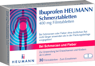 Ibuprofen HEUMANN Schmerztabletten 400 mg Filmtabletten HEUMANN