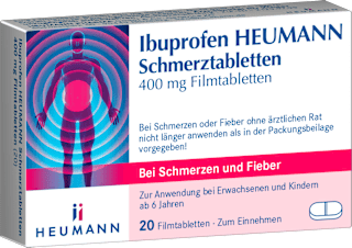 Ibuprofen HEUMANN Schmerztabletten 400 mg Filmtabletten HEUMANN
