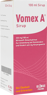 Vomex A Sirup Vomex A