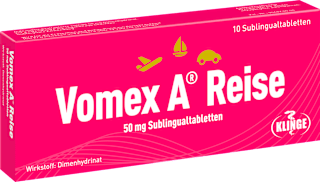 VOMEX A Reise 50 mg Sublingualtabletten Vomex A