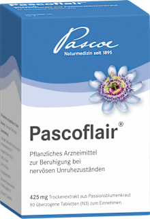 Pascoflair 425mg Passionsblumenkraut-Trockenextrakt, überzogene Tabletten Pascoflair