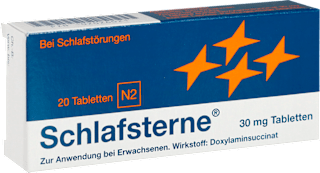 Schlafsterne 30 mg  Doxylaminsuccinat Tabletten Schlafsterne