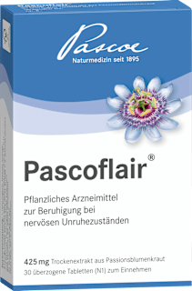 Pascoflair 425mg Passionsblumenkraut-Trockenextrakt, überzogene Tabletten Pascoflair