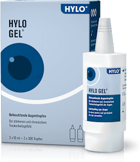 HYLO GEL Befeuchtende Augentropfen Natriumhyaluronat 2 mg/ml  2x á 10 ml HYLO