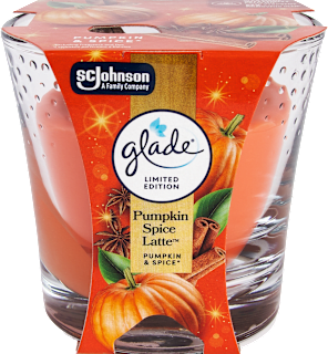 Vonná sviečka v skle Pumpkin Spice Latte glade