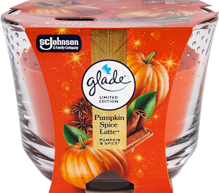 Vonná sviečka v skle Pumpkin Spice Latte glade