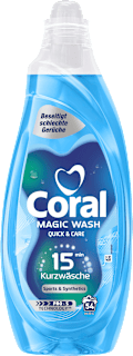 Waschmittel Flüssig Magic Wash Quick & Care Coral