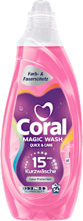 Colorwaschmittel flüssig Magic Wash Quick & Care Coral