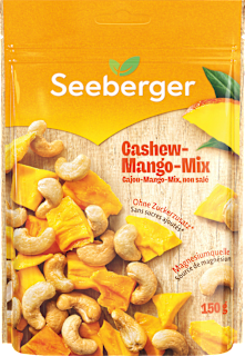 Nuss- & Trockenfrüchtemischung, Cashew-Mango-Mix Seeberger