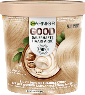 Dauerhafte Haarfarbe - Nr. 9.1 Vanilla Blond GARNIER GOOD