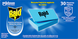 Laminirane tablete za električni aparat protiv običnih i tigrastih komaraca Raid
