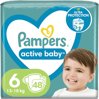 active baby pelene vel. 6 (13 - 18 kg) Pampers active baby