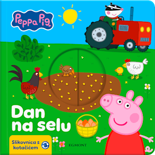 Slikovnica s kotačićem Peppa Pig – Dan na selu EGMONT