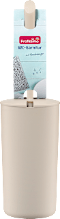 Set con scopino per WC e porta scopino beige Profissimo