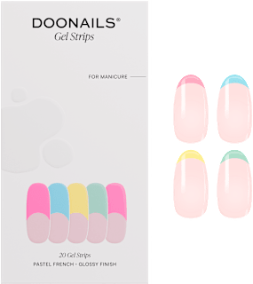 UV Nagelfolien Pastel French Doonails