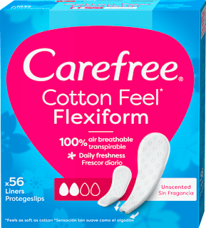 Ежедневни дамски превръзки Flexiform Unscented Carefree