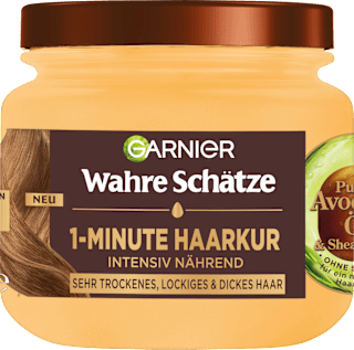 Haarkur 1-Minute Avocado-Öl & Sheabutter Wahre Schätze