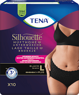 Pants Inkontinenz Silhouette schwarz Gr. L  TENA