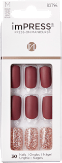 Impress unghii false HERO MEDIUM SQUOVAL KISS
