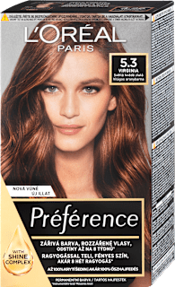 Farba na vlasy - 5.3 svetlá hnedá zlatá L'ORÉAL PARiS PRÉFÉRENCE