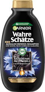 Shampoo Aktivkohle, fettige Kopfhaut Wahre Schätze