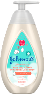 Loțiune de corp&față cu bumbac, pentru bebeluși Johnson's baby