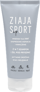 Żel pod prysznic i szampon 2w1 Sport Up ziaja
