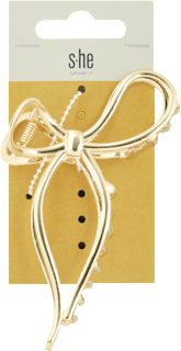 Štipec do vlasov veľký - zlatá mašľa s-he stylecollection