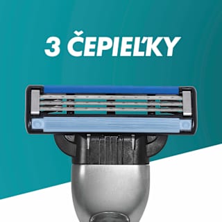 Náhradné holiace hlavice Mach3 Gillette