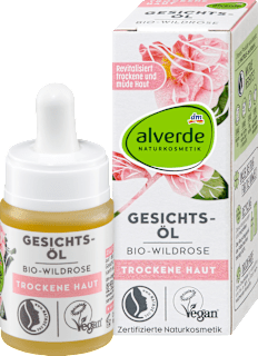 Олио за лице с био дива роза alverde NATURKOSMETIK