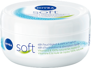 Feuchtigkeitscreme soft im Tiegel, Reisegröße, 50 ml