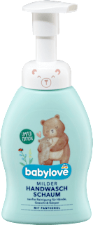 jemná mycí pěna s panthenolem  babylove