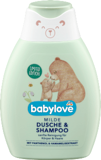 Otroški gel za tuširanje in šampon za lase s pantenolom in izvlečkom nepozebnika babylove