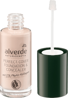 Foundation & Concealer Perfect Cover 05 Porcelain  alverde NATURKOSMETIK
