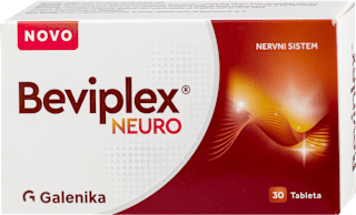 Beviplex NEURO tablete, dodatak ishrani Galenika