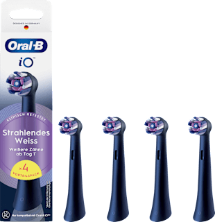 Aufsteckbürsten iO strahlendes Weiss, schwarz Oral-B