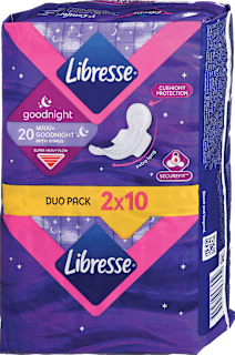 Damski nočni vložki Goodnight Maxi+ Libresse