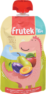 Sadna kašica z okusom jabolka, slive in hruške Frutek