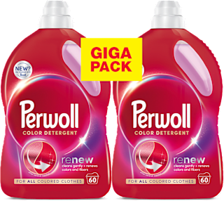 Tekući deterdžent za šareno rublje renew Color, 80 pranja, 2 x 3 l Perwoll