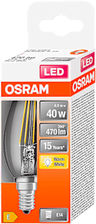 Żarówka LED świeca filament 4W E14 OSRAM