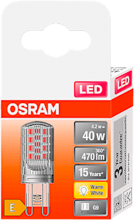 Żarówka LED 4,2W G9 OSRAM