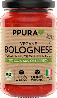 Tomatensauce, Bolognese, vegan PPURA