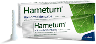 Hametum Hämorrhoidensalbe 62,5mg / 1g Salbe Hamamelisblätter- und -zweigedestillat Hametum