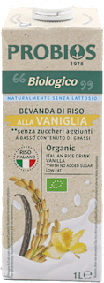 Bevanda biologica a base di riso alla vaniglia PROBIOS
