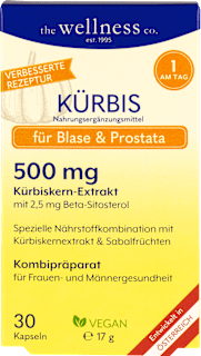 Kapseln Kürbis für Blase & Prostata the wellness co.