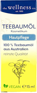 100 % Teebaumöl aus Australien the wellness co.