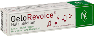 GeloRevoice Halstabletten Holunderblüte-Mentholfrei Lutschtabletten GeloRevoice